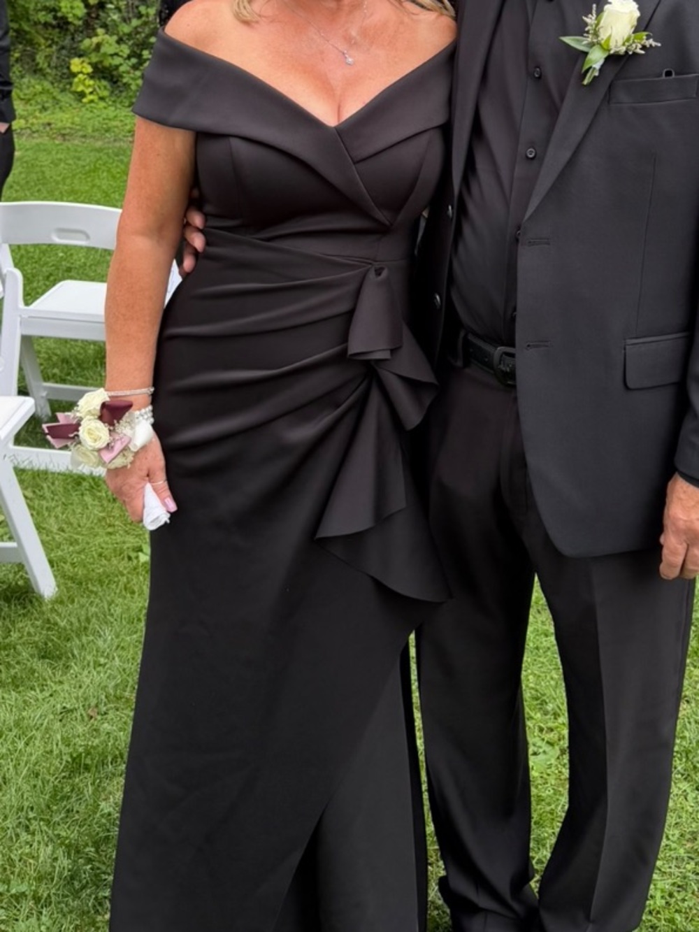 Xscape black long dressy gown
